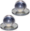 Mirart 1-1/4" Diam. Ball x 2" Self Stick Round Acrylic Mirror Back, 2 Pack