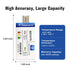 USB Temperature Data Logger -40?~140? Single Use Recorder with PDF CSV Report, 30000 Readings