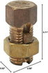 Southwire SB10-14CQ3 Copper; 3PK Split Bolt Connector; 12 10 SOL/STR Equal Run and Tap; 3 Pack; 3 Piece by Southwire