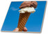 3dRose Ice Cream Cone, Chocolate and Vanilla, Sicily, Italy 12 Inch Ceramic