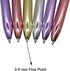 Maydahui 24PCS Crown Ballpoint Pen - Retractable Crystal Quicksand Pens, Black Ink for Girls Party School