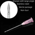 100 Pack - 18G 1 Inch Sterile Dispensing Needle with Luer Lock for Scientific Laboratory, Plant Cultivation Research
