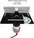 AQFNEB Aluminum Alloy Router Flip Board, Metal Woodworking Insert Base Plate for Router Table Saw, Flip Top Router