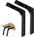 Moicstiy 4 8 Inch Pcs L Brackets, Corner Braces with Screws for Shelves Support, Cabinet Hardware, Furniture Repair