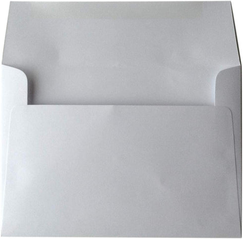 A7 7.25 5.25 100 Pack Note Card Cafe x in Blank White Envelopes | | Sealable, Square Flap | Invitations Envelopes