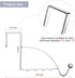 2 Pieces Over Door Hooks - Sturdy Valet Hanger for Clothes, Coats, Towels, Hats, Scarves, Keys (Silver)