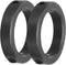 MECCANIXITY Shaft Collar 2 Inch Bore Carbon Steel Set Screw Style Clamping Collars Black 2 Pcs