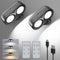 IMAGE Dual Cylinder LED Wall Light, Super Bright Wireless Lamp, USB Port,