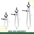 Keadic 3 Pcs 4'' 6'' 8'' Professional Metal Compass Set, Steel Adjustable Lockable Divider Wing Compass, Drafting Compass Tool for Leather Work, Woodworking, Metalworking, Geometry Drawing by Keadic