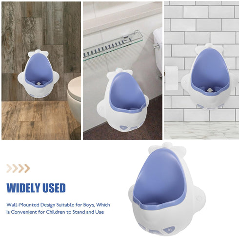 MERRYHAPY Boys Urinal Wall Mounted Potty Training Urinal for Toddlers Kids Standing with Moderate Capacity Easy