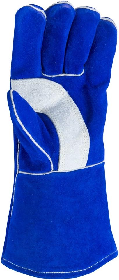 Wells Lamont Men's 1054ln Welding Gloves, Large, Blue, Pack of 2