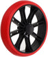 Shopping Cart Caster Wheels Replacement Parts for Grocery Trolleys Easy Installation Quiet