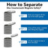 LOVIMAG Small Neodymium Magnets, Strong with Countersunk Hole Matching Screws, 70 Pack for Refrigerator, DIY, Tool Room