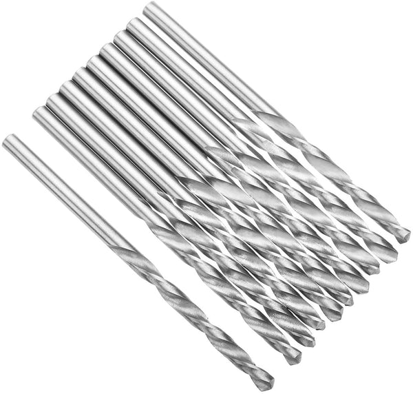 Utoolmart Mini Twist Drill Bits Set, High Speed Steel Bit, 10 Pcs HSS-4241 Twist Drill for Steel Aluminum Alloy