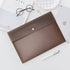 VANRA 5 Pieces A4 Envelopes Folders, Document Organizer with Snap Button Closure, A4 Letter Size, Brown