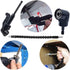 QISF 2Pcs Black 105 Degree 1/4 Inch Right Angle Drill Adapter, Hex Shank Screwdriver Extension Tool