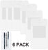 YOUOWO Clear Pocket Protectors, 6 Pack for Shirts, Lab Coats, Pants - Multi Purpose for Pen Leaks