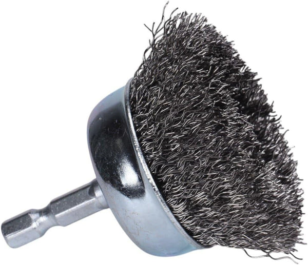Century Drill & Tool 76211 Coarse Crimped Cup Wire Brush, 1-3/4"