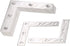10Pack(60x60mm) Stainless Steel L Shape Flat Corner Brace Bracket for Wood, Metal Fixing Joining Support Brace