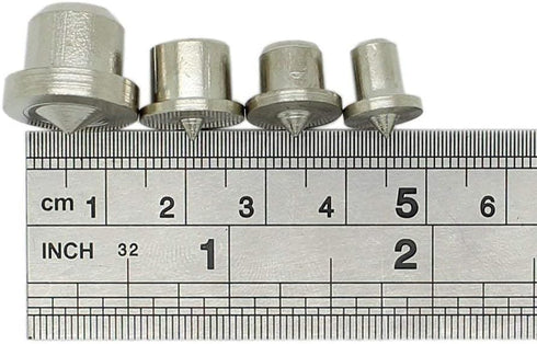 AUTOTOOLHOME Dowel and Tenon Center Transfer Plugs Point, 1/4", 5/16", 3/8" and 1/2", Set of 8