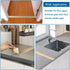 Floor Transition Strip, Self Adhesive Flooring Cover Strips, 2" Wide Vinyl Flat Divider Strip, Elegant Wood Grain Design