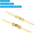 300 Pack 25mm/1" PATIKIL Chandelier Connector Clip, Length Chandelier Bowtie Pin Replacement for Fastening Crystals