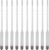 Cloimei 10Pcs Hydrometer Wine Tester Beer Meter Glass Hydrometer Kit Measuring Tool for Home Brewing Wine Making