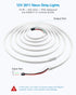 WS2811 16.4ft Programmable 12V IP65 ALITOVE Addressable Neon LED Strip Lights Room Decor Flexible Digital RGB IC LED