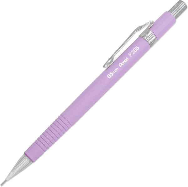 Pentel P205-97V Mechanical Automatic Pencil, Pastel Floral Range, Crocus (Pastel Purple)