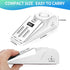 Door Stop Alarm - Door Stopper with 120DB Security Alarm, Floor Wedge Doorstop for Travel Apartment Home House (Pack of