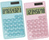 Basic Standard Calculators, Small Digital Desktop with 8-Digit LCD Display, Battery Solar Power for Kids Home School