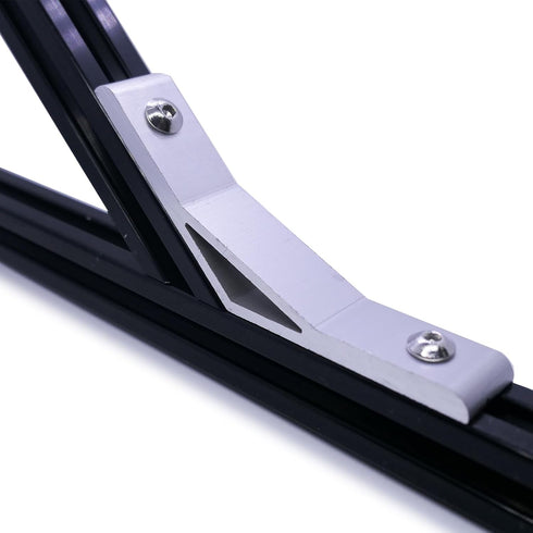4 Sets 1010 Aluminum Extrusion 135 Degree Bracket, 4pcs Corner Brackets with 8pcs Sliding T Nuts and Screws for 10