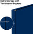 STAPLES 1Inch 3Ring 3Pack Economy NonView Binder, Navy Blue, Round Rings, Durable Lightweight Design for School