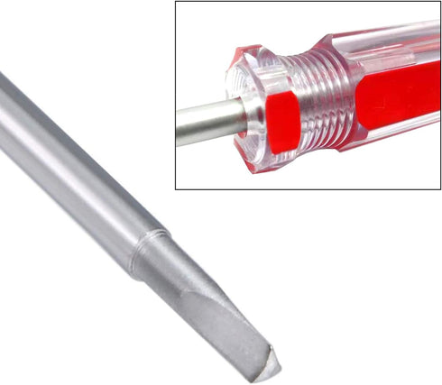 6pcs Plastic Handle Triangle Head Screwdriver Set, Magnetic Tip Y Shape Screwdrivers (1.8/2.0/2.3/2.7/3.0/4.2mm)