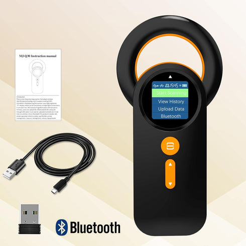 Bluetooth Pet Microchip Reader, Alacrity 3-in-1 Animal Universal Microchip Tag Reader Scanner with 1.44” TFT Screen