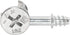 Flyshop 10 Sets Self-Tapping Furniture Cabinet Connector Fittings #261 (15 x 12mm) Cam Lock with M6 Threaded Dowel