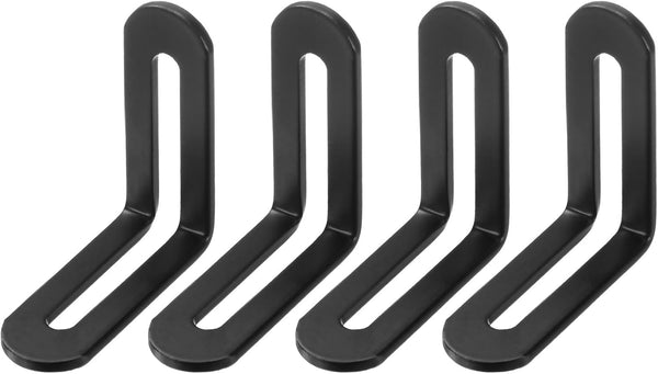 M METERXITY 4-Pack Adjustable L-Shape Corner Brace, 1.9 x 1.9 in Stainless