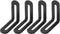 M METERXITY 4-Pack Adjustable L-Shape Corner Brace, 1.9 x 1.9 in Stainless