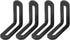 M METERXITY 4-Pack Adjustable L-Shape Corner Brace, 1.9 x 1.9 in Stainless