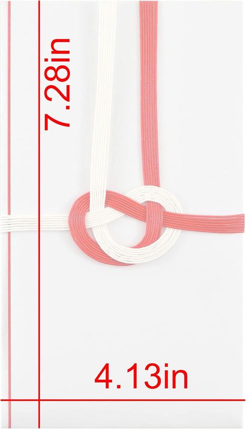 Gift Envelopes for Sympathy Gift, Money Envelopes for Omimai, Japanese 7.28×4.13 inch, 4 packs