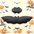 Keyboard Wrist Rest - Soft Leather Halloween Bat Wrist Pad for Mouse Wrist Rest with Non-Slip Base, Wrist Pad