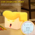 3 Dimmable/Timer Fun Night Light, Hilarious Silicone Squishy Lighted Tap Light, Levels Night Light, USB Rechargeable