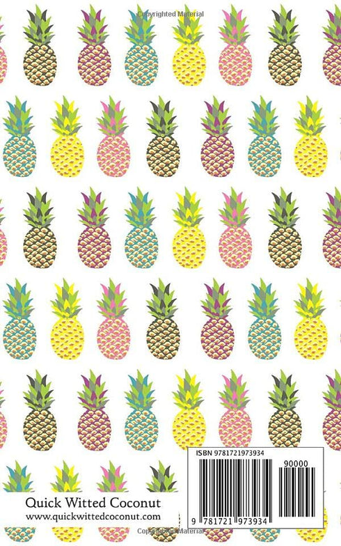 Pineapple Notebook - Ruled Pages - 5x8 - Premium: Fun notebook 96 ruled/lined pages (5x8 inches / 12.7x20.3cm / Junior Legal Pad / Nearly A5)
