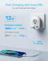 Italy Travel Plug Adapter, VINTAR US to Italy Power Adapter with 2 American Outlets, 3 USB and 1 USB-C