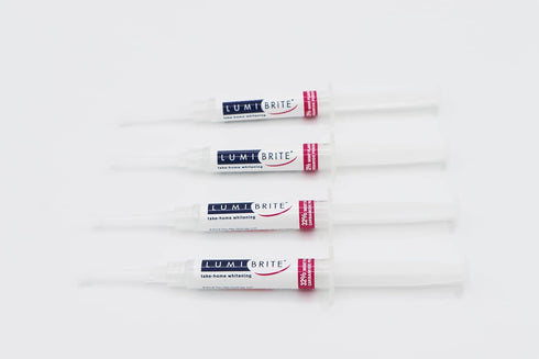 32% 4 2.5 ml LumiBrite Take-Home Whitening Gel Refill Syringes