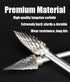 Tungsten Carbide Rotary Burr Set for Dremel, 10PCS Double Cut Carving Bits with 1/8 Shank for Woodworking
