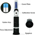 VGVGV 0-20% Brix Refractometer, Handheld Brix Refractometer Honey Fruit Sugar Solution Brix Optical Concentration Sugar