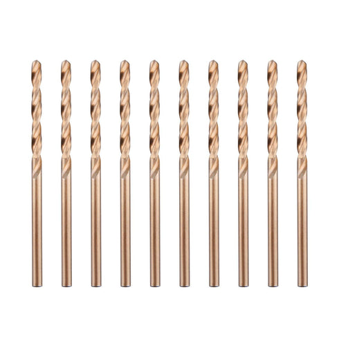 5/32" M35 Cobalt HSS Jobber Length Twist Drill Bit, Heavy Duty, Pack of 10