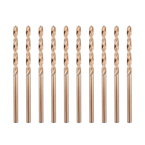 5/32" M35 Cobalt HSS Jobber Length Twist Drill Bit, Heavy Duty, Pack of 10