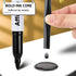 Permanent markers, 60 packs permanent markers bulk, quick drying in one second, waterproof, smooth, not easy to erase, durable, can be marked on glass, tiles and cloth, office supplies … by Affisure